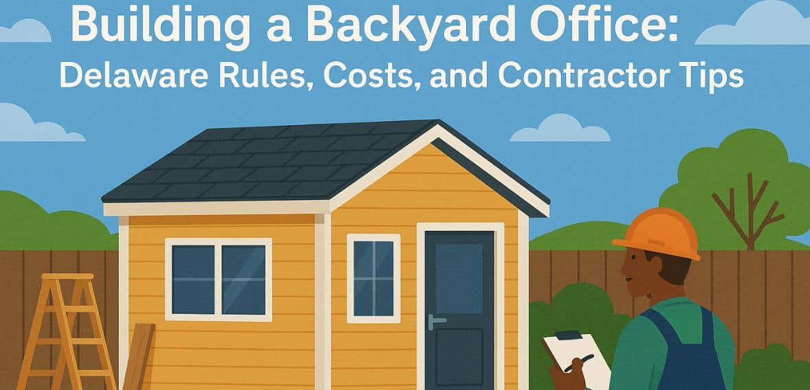 Building a Backyard Office: Delaware Rules, Costs, and Contractor Tips